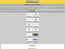 Tablet Screenshot of bekleidung-gutscheine.de